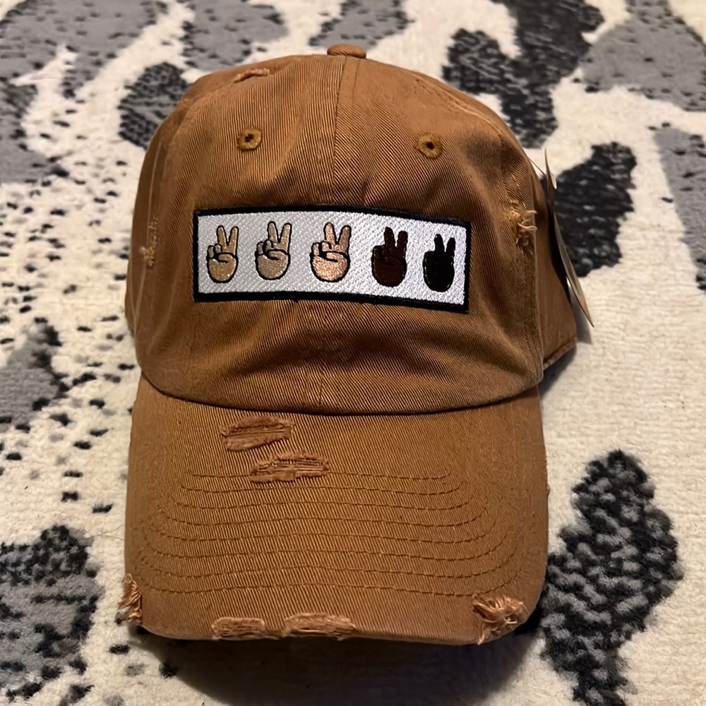 Distressed hat